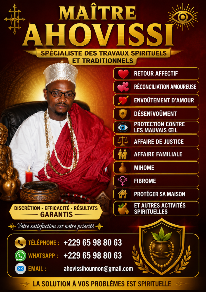 GRAND MÉDIUM TRADITIONNEL DU BÉNIN
